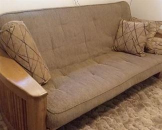 Wooden futon