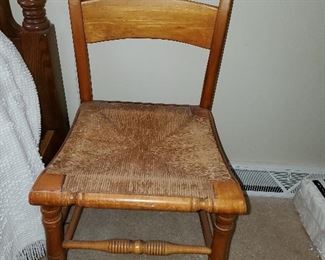 Side chair/rush seat