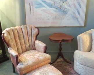 LARGE SCALE ART FROM 1980'S SIGNED LEE REYNOLDS