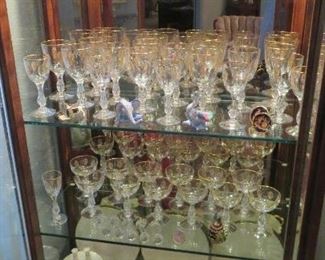 HOUSE IS FULL OF EXQUISITE CRYSTAL AND PORCELAIN - ALL IN FANTASTIC CONDITION
