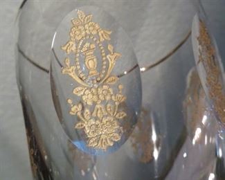 DETAILS OF "PALAIS VERSAILLES" STEMWARE BY FRANCISCAN