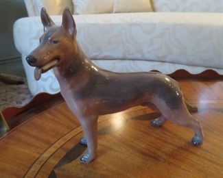 ROYAL COPENHAGEN GERMAN SHEPARD FIGURINE