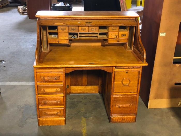 Antique Roll Top Desk from High Point North Carolina 