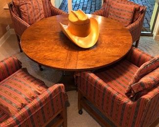 Large wooden cowboy hat is an ice bucket by Bini Italy