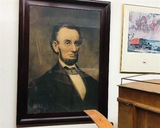 Huge Abraham Lincoln print