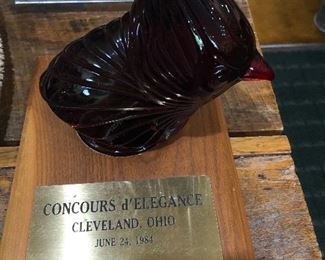 Cleveland Concours d' Elegance 1984 trophy