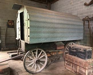 John Deere Sheepherder's sleep wagon