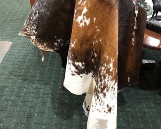 Cattle skin hide rug
