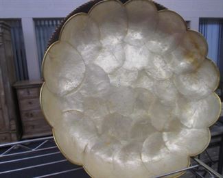 Decorative Capiz Shell Platter