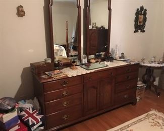 Henkel Harris  Double Mirrored Dresser