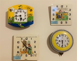 German Nursery Clocks