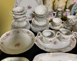 China set and hand painted pieces
