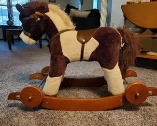 Vintage Chrisha Playful Plush Horse