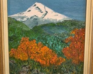Mount Hood original oil painting
