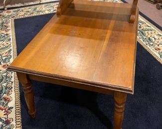 Hand made mid century side table