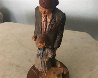 Tom Clark Art Masonic Shriner & Hope Sculpture Figurine