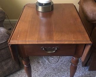 solid wood end tables