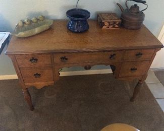 oak Vintage writing desk 