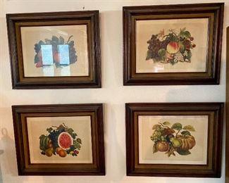 lovely old fruit lithographs