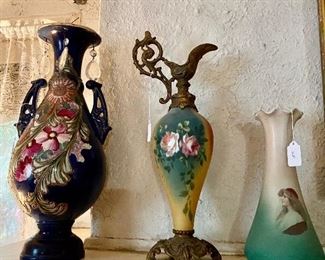 vintage vases and urns