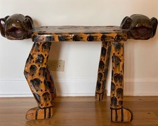Folk art stool