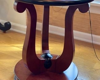 Pedestal side table