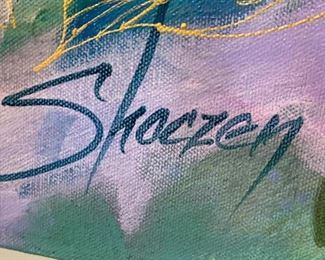 Shoczen acrylic painting. Photo 2 of 2