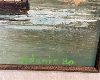 Original oil painting signed by artist. Photo 2 of 2