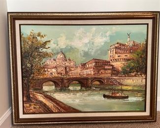 Original oil painting signed by artist. Photo 1 of 2