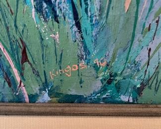 Original acrylic painting signed by artist. Photo 2 of 2