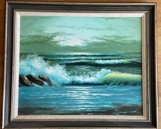 Original ocean oil painting