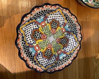 Mexican ceramic pottery display plate. Photo 1 of 2