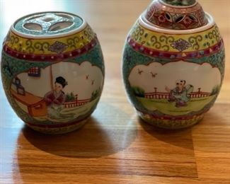 Pair of Asian vessels