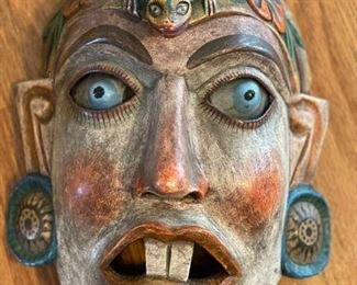 Ornate Guatemalan masks. Photo 2 of 4