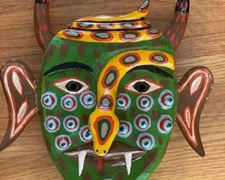 Ornate Guatemalan masks. Photo 3 of 4