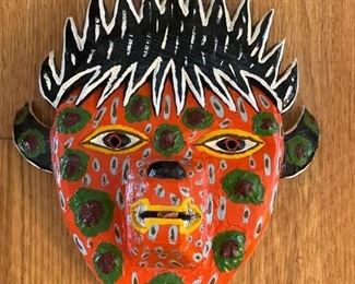 Ornate Guatemalan masks. Photo 4 of 4