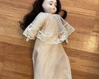 Vintage porcelain doll
