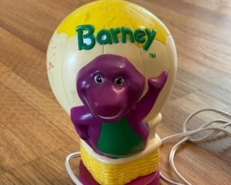 Barney plug in night light