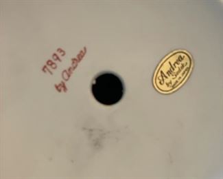 Andrea Sadek Bisque Porcelain Victorian Country Boy Goat and Cat 7893 Vintage. Photo 2 of 2