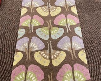 Floral runner measures 94"L x 30"W