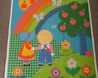 Vintage quilt tapestry