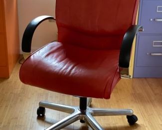 Orange office/desk chair