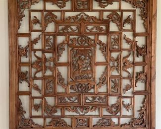 Antique Asian door frame. Photo 1 of 2