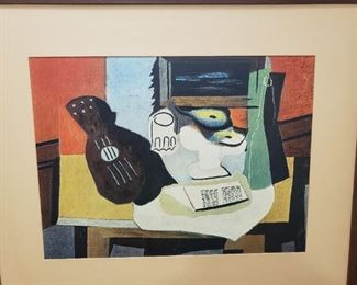 Joan Miro Print on Board
