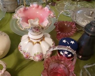 More Fenton including Peachcrest Vase