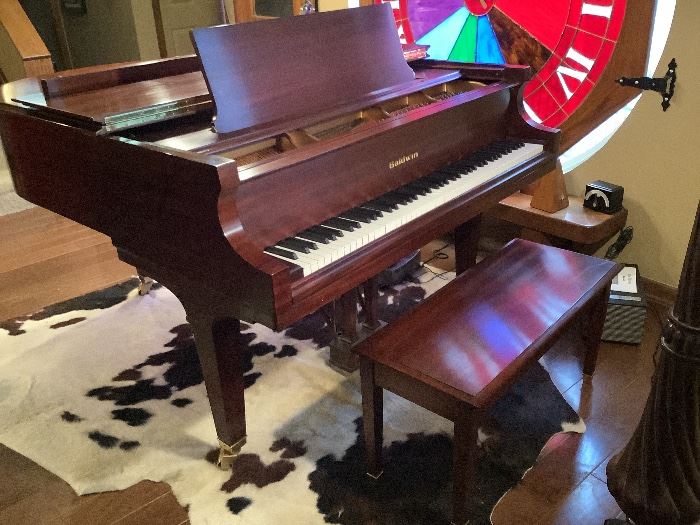 Baldwin grand piano equipped as a player piano