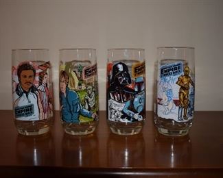 Empire Strikes Back Collectors Glasses
