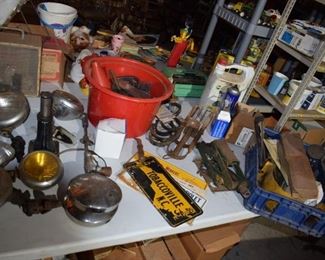 Vintage Car Parts and NC License Plates