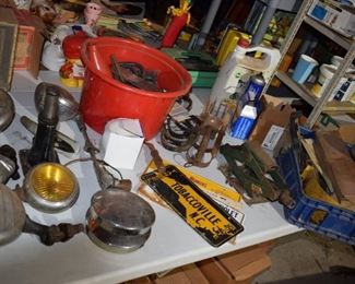Vintage Car Parts and NC License Plates