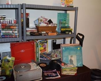 LPs - DVDs and VHS tapes - Oh My!